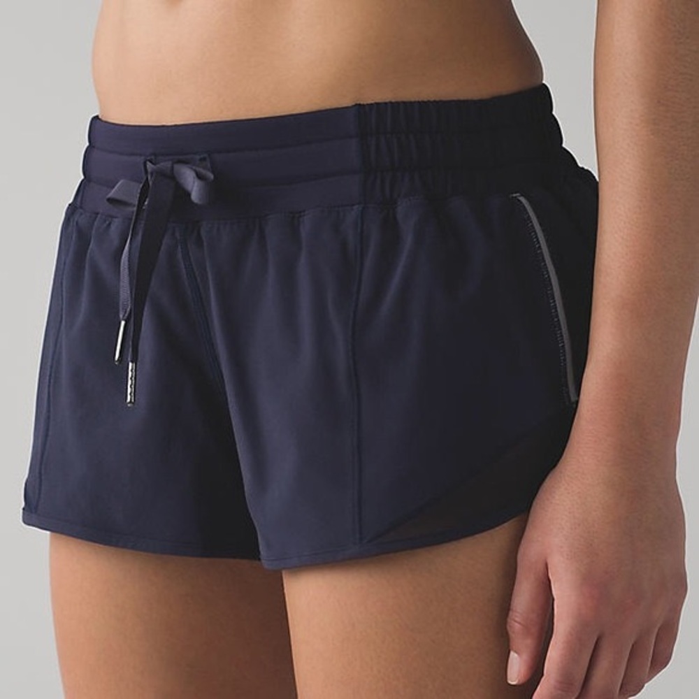 Lululemon | Hotty Hot 4” size 4 Navy Blue